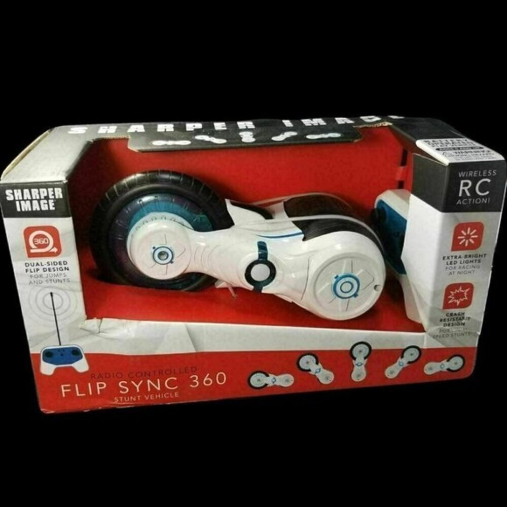 Sharper Image  RC Vehicle Radio Controlled‎ Flip Sync 360 Stunt LED Lights New